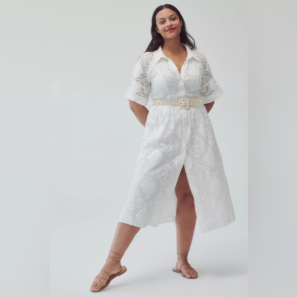 Anthropologie Dresses & Skirts - Anthropologie Maeve Eyelet Midi Dress